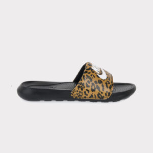 Nike – Claquette Femme Victori One – Imprimé Leopard