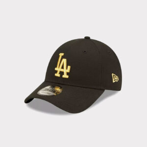 NEW ERA - Casquette Metallic 9Forty® - Los Angeles Dodgers Metallic - Noir et Doré