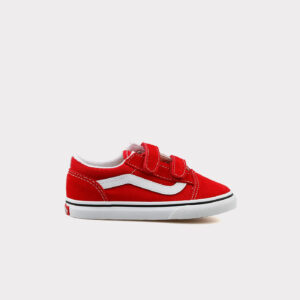 VANS - Basket Enfant OLD SKOOL V- Rouge